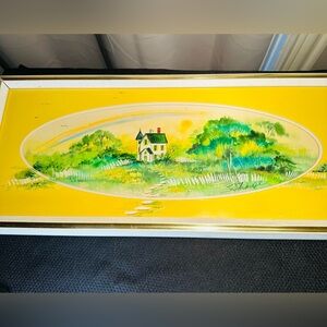 JOY ALLDREDGE ORIGINAL WATERCOLOR PAINTING “Sweet Home” FRAMED 78